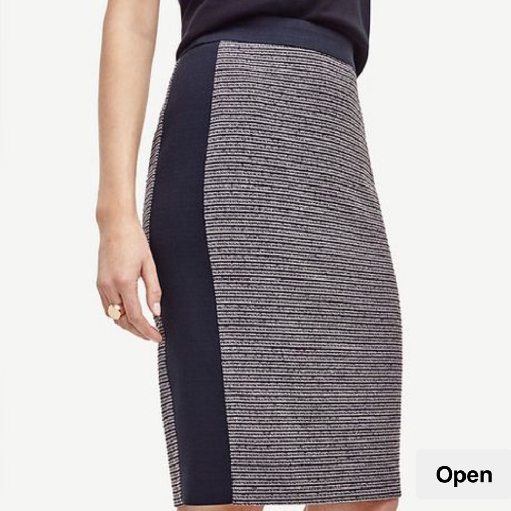 NWT Ann Taylor Tweed Pencil Skirt